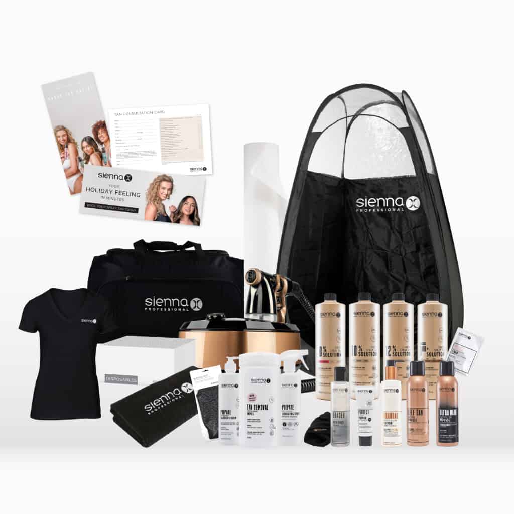 Gold Spray Tan Business Kit