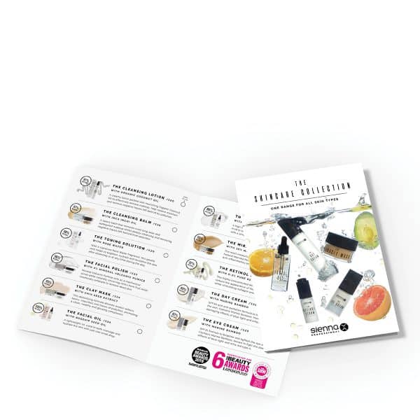 Skincare consumer flyers 1