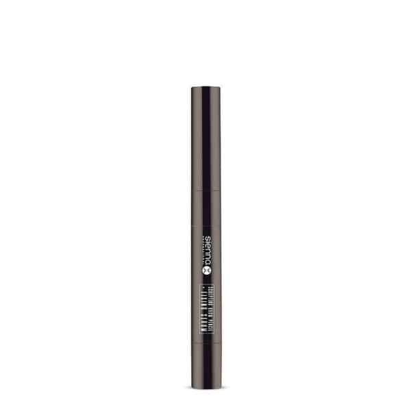 siennax sculpting brow pencil fixing serum natural black 1