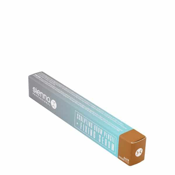 siennax sculpting brow pencil fixing serum warm brunette box 1