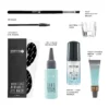 Brow and Lash Deluxe Pro Kit Flat Lay Diagram All