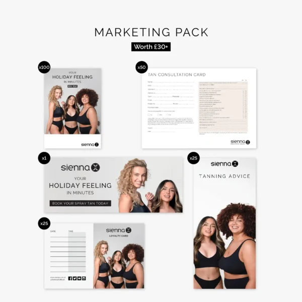 Tan Kit Update Silver Spray Tan Kit Marketing Pack